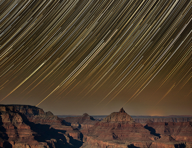 Photo of Star Trails at the Grand Canyon