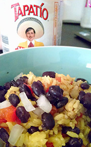 Photo of beans and rice