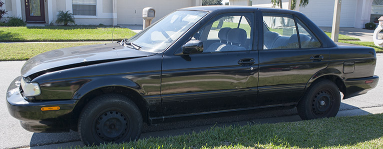 Photo of Lauren's first car
