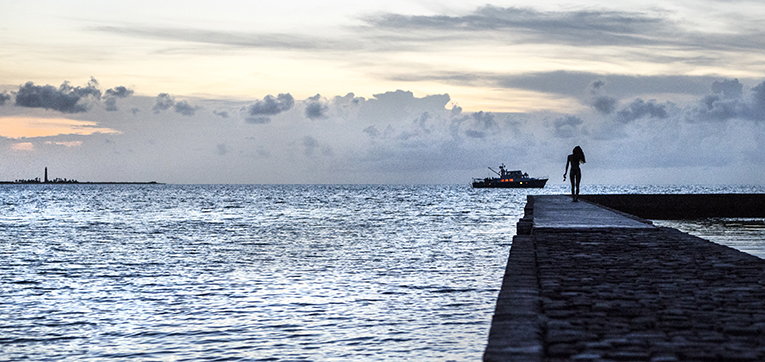 Photo of Lauren at Dry Tortugas