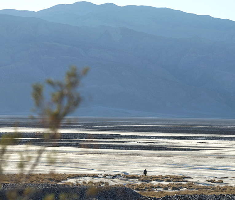 Photo of salt flats at Death Valley