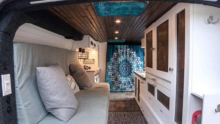 Photo of Chevy Express conversion van bed