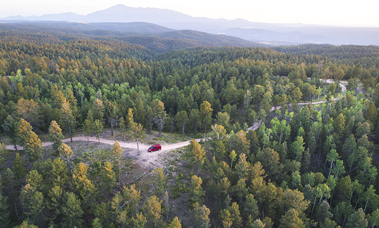 Photo of camper van at Pike-San Isabel National Forest