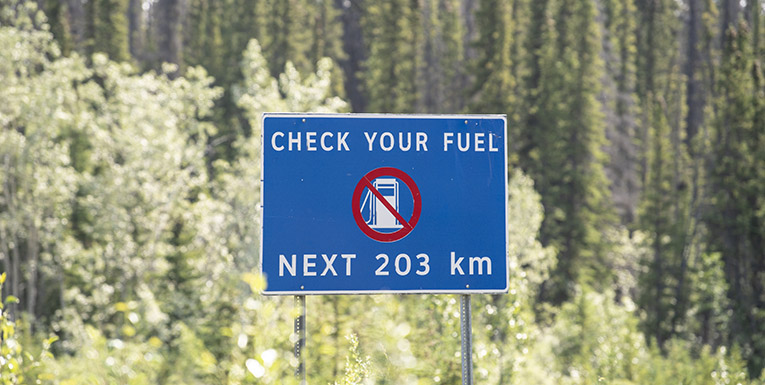 Photo of limited services sign